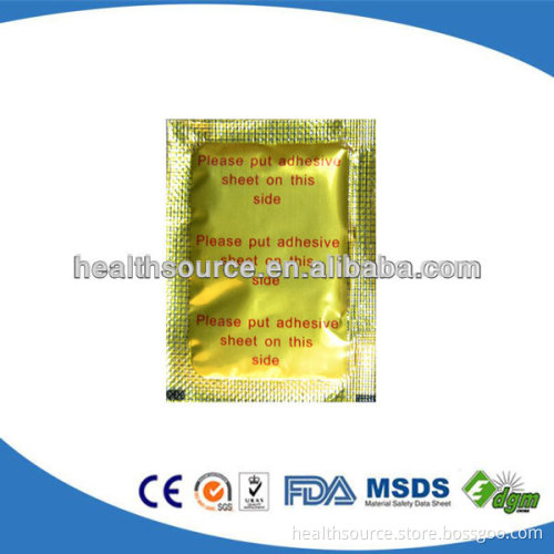 2013 new product yuanrun wholesale bamboo detox foot patch gold